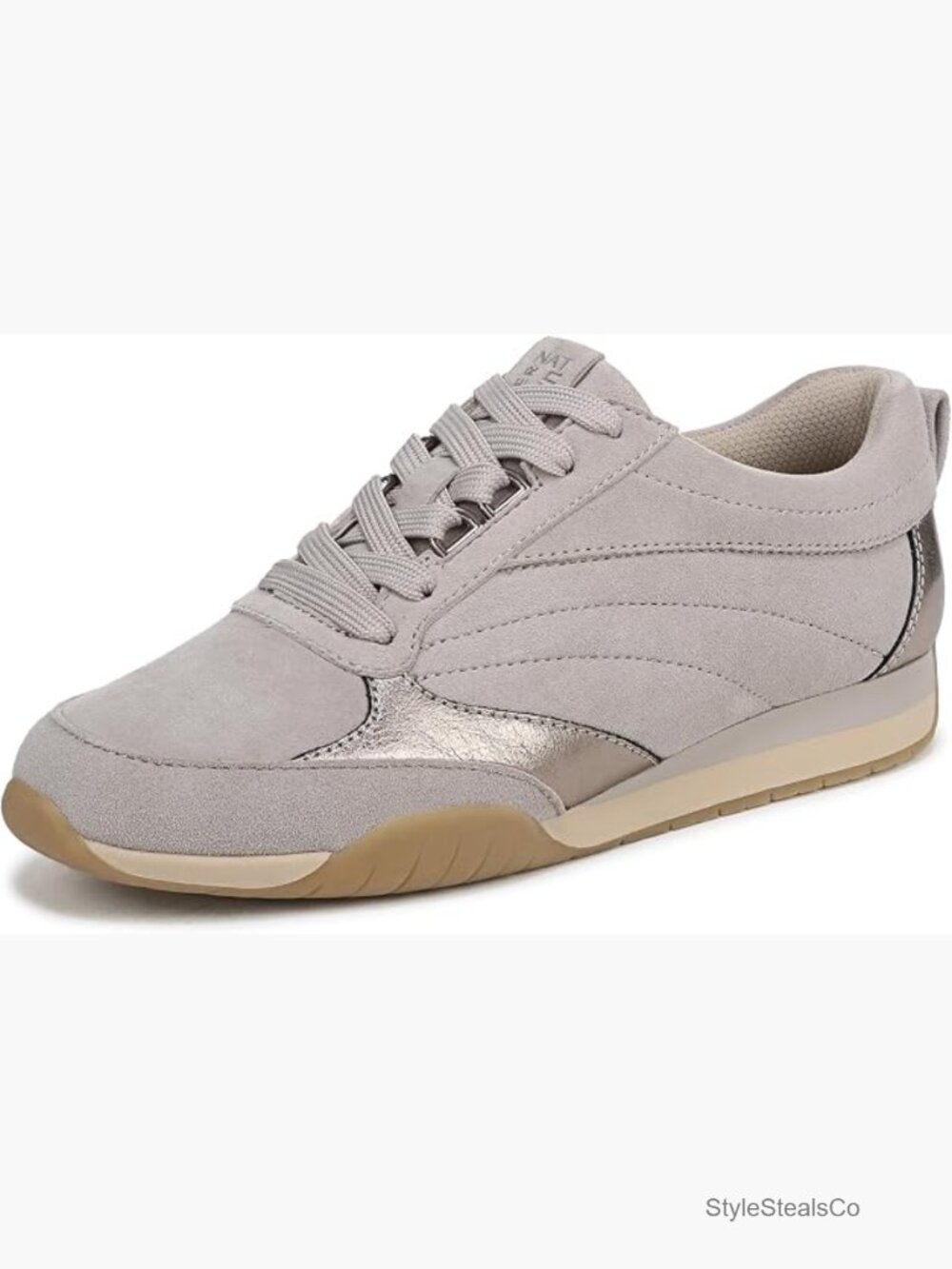 Comfy retro fashion sneakers with lace-up styling and platform sole